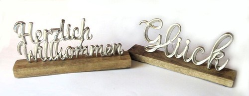 Schriftzug zum aufstellen - zum,