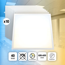 10x LED Panel 62x62 3CCT