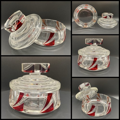 Kristall bonboniere art deco - kristall, "art