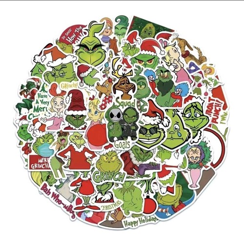 50x der grinch sticker - grinch,