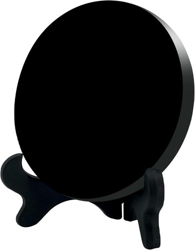 Schwarzer obsidian spiegel - schwarzer,