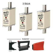NH NH00 Sicherungseinsatz 32A - 100A - 3 Stück Packung Messersicherung Sicherung