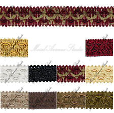 5m/20m Posamentenborte 1,6cm breit Farbauswahl Spitze Deko,-Brokatborte  DIY DE