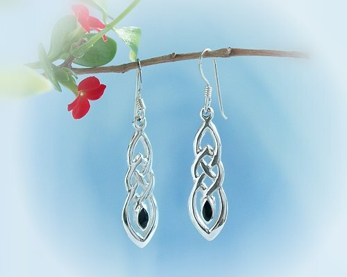 Onyx ohrringe silber 925 - onyx,