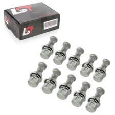 10x KNURLED BOLTS WITH WHEEL