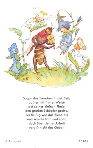 Fleißbildchen heiligenbild - fleißbildchen,