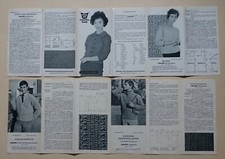 2 Strick mit Schoeller Wolle Strick- Hefte 60er Jahre