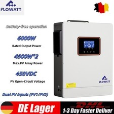 6KW Solar Wechselrichter Hybrid Off Grid 6000W MPPT 230V ohne Batterie Inverter