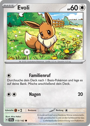 Pokemon evoli scr - pokemon, 113/142