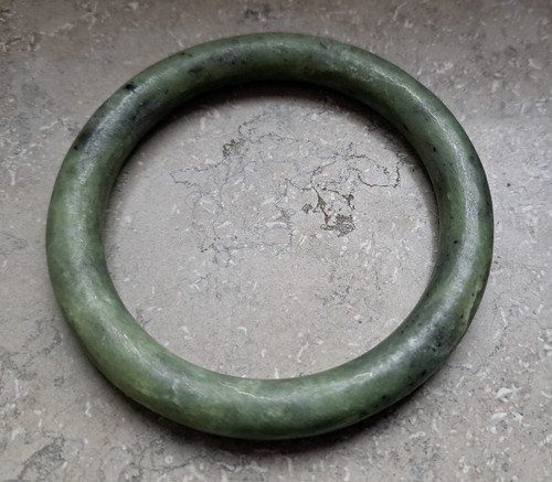 Vintage natural green jade - vintage,