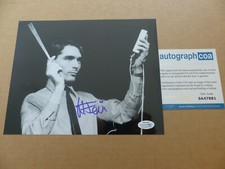 KRAFTWERK Wolfgang Flür signed Autogramm signiert auf 20x25 cm Foto + ACOA