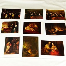 9 Kunstkarten - Rembrandt -