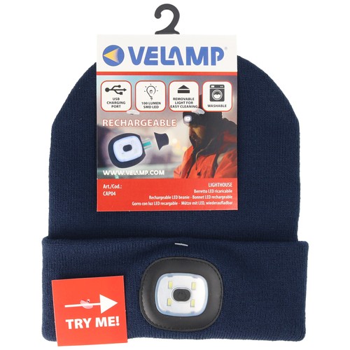 Mütze mit led frontleuchte - mit, led-frontleuchte