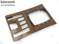 Mercedes W126 Schaltbrett Schalthebelumrandung Mittelkonsole Zebrano ✔️