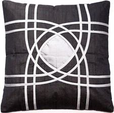 Schwarz mit Silberfarbe Muster