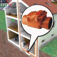 Rückstauverschluss Rückstauklappe DN 100 Durchmesser 110 mm Rohrverschluss