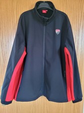 DUCATI CORSE Softshell Jacke mit Fleece, Gr. XXXL/56 schwarz/rot - NEU