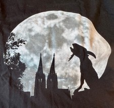 Köln-Fan T-Shirt Damen XL – Mond, Dom & Geißbock – Schwarz –