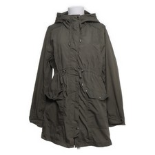 H&M Mama, Parka, Damen, Größe: L, Grün, Baumwolle/Polyester, Einfarbig -cAm