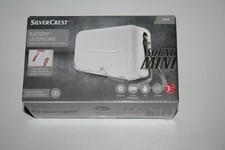 SILVERCREST Lautsprecher Bluetooth Sound Mini weiß Musikbox tragbar, Neu