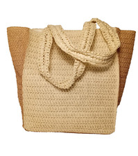 Tasche Stroh Korb geflochten