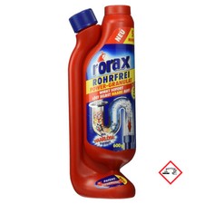 Rorax Rohrfrei Power Granulat Dosierflasche Abflussreiniger 600g