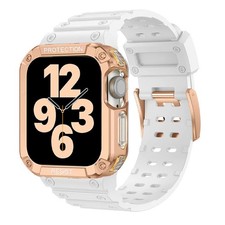 Silikon Sport Armband Band inkl. Case Hülle für Apple Watch iWatch SE 3 2 4 5 6