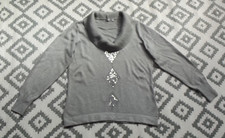 ? RABE  ? Schöner Pullover/Pulli  ? Gr.38   ...Feinstrick ...grau...
