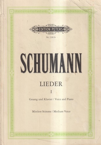 Noten schumann lieder i - schumann,,
