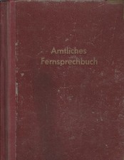 Amtliches Fernsprechbuch für den Bezirk der Oberpostdirektion Braunschweig 1952.