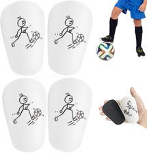 4 Stück Mini Schienbeinschoner Fußball Extra Mini-Fußball-Schoner