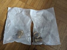 2xSchlösser Wasserzähler-Verschraubung  Messing 1/2"