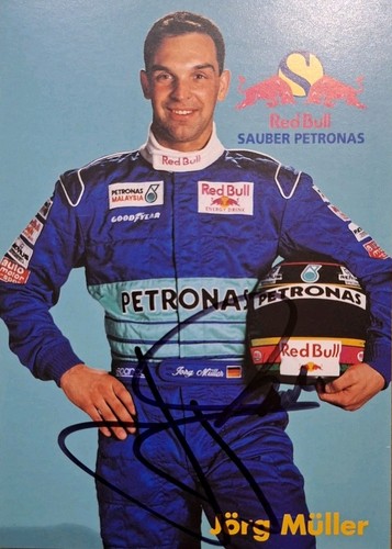 Autogrammkarte jörg müller - autogrammkarte,