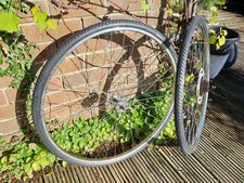 Vintage verchromte Stahl Rennrad Räder neue Reifen hoher Flansch 27 1 1/4 630