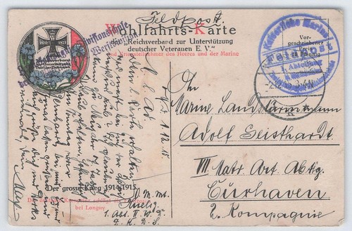 Feldpost wk postkarte - wk,