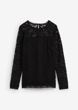 Langarmshirt aus edler Spitze