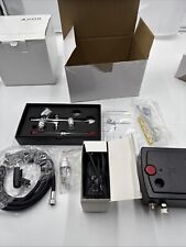 Gocheer Profi Dual Action Airbrush-Spritzpistole Set mit Kompressor, Nail Design