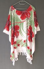 Tunika Bluse Shirt ROT WEISS