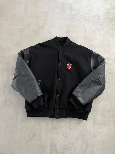 Vintage black porsche - vintage, leather