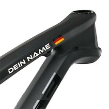 Fahrername Fahrrad MTB Rahmen Aufkleber Sticker 2 Stk.