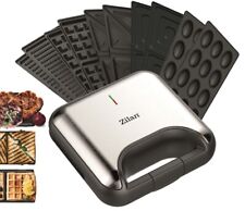 5in1 Kontaktgrill Sandwichmaker Waffeleisen Panini Elektrogrill Kontakt Grill