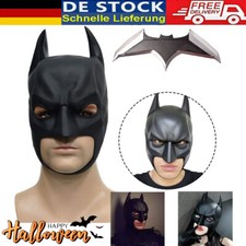 DE Cosplay Batman Maske Vollkopf Superhelden Maskerade Halloween Kopfbedeckungen