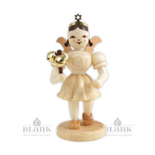 Blank Engel Kurzrock mit Schellenstab Natur EK 087 Erzgebirge Neuheit 2022