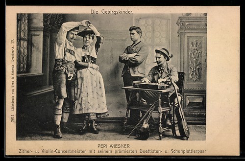 Trachtenkapelle die - ak,