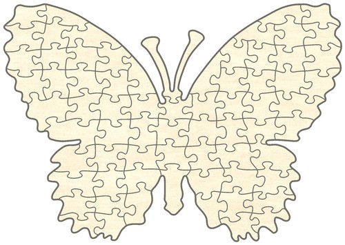 Blanko holz puzzle - blanko, holz-puzzle