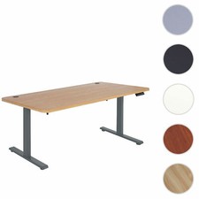 Schreibtisch HWC-D40, elektrisch höhenverstellbar Memory 160x80cm 53kg