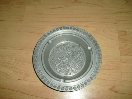 Zinn aschenbecher baecker - aschenbecher,
