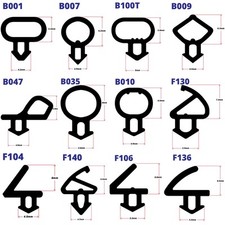 PVC Fenster & Tür Blasendichtung Dichtung Flipper Doppelverglasung Gummi Zugluftdichtung