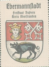 Ebermannstadt  / Reklamemarke Kaffee Hag - Wappen - Ortswappen (24)