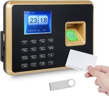 Zeiterfassung Bisofice A2 1000 User | Fingerabdruck Passwort USB | DE Sprache